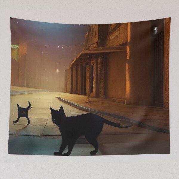 Item preview, STREET CATS AT NIGHT designed and sold by optimusprime39.