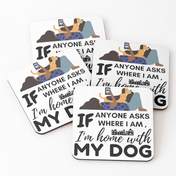 Item preview, Home With My Dog designed and sold by GiveMePaws.