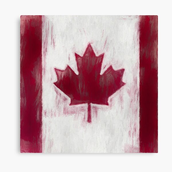 Maple Leaf Flag No. 1, Series 2 Canvas Print