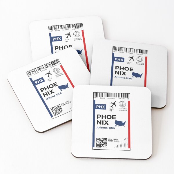 Item preview, Phoenix Flight Ticket Boarding Pass Travel designed and sold by Supra Designs.