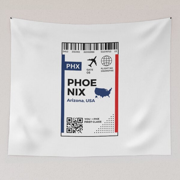 Item preview, Phoenix Flight Ticket Boarding Pass Travel designed and sold by Supra Designs.
