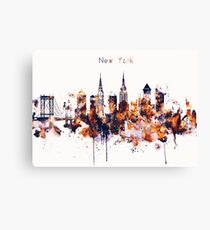 NYC New York Skyline Poster Art Print Canvas Print