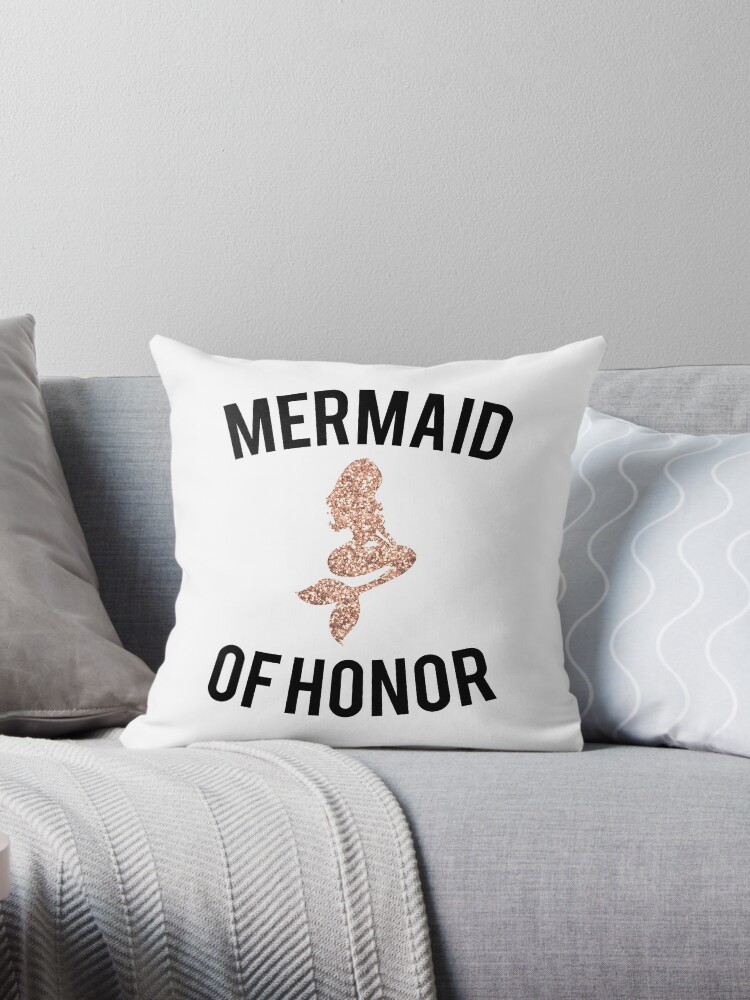Wedding Gifts/Bridal Shower Gifts - Best Cute Engagement Gift for Her, Bride,  Maid of Honor, Women, Best Friend or Sister - Bride and Maid of Honor  Throw Pillow for Sale by premiertreats