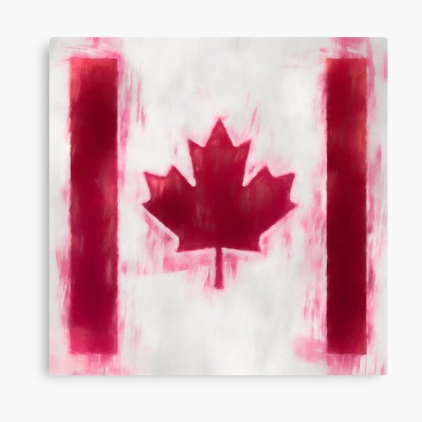 Maple Leaf Flag No. 2, Series 1 Canvas Print