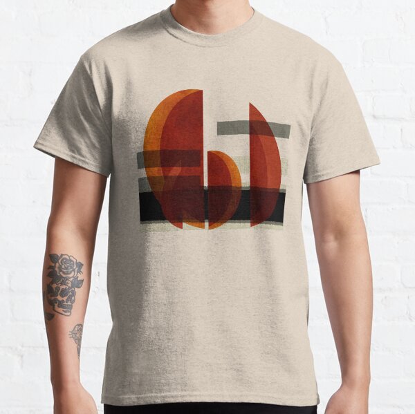 "Barcos abstractos al atardecer" Classic T-Shirt