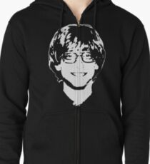 Young Bill Gates Zipped Hoodie