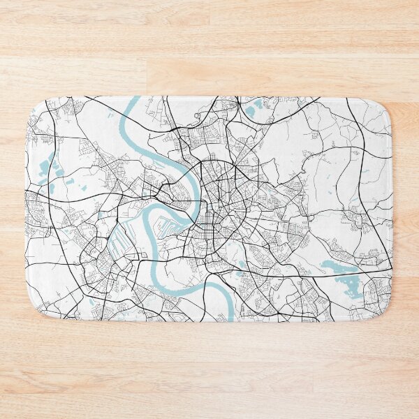 Item preview, Dusseldorf City Map of Germany - Circle designed and sold by deMAP.