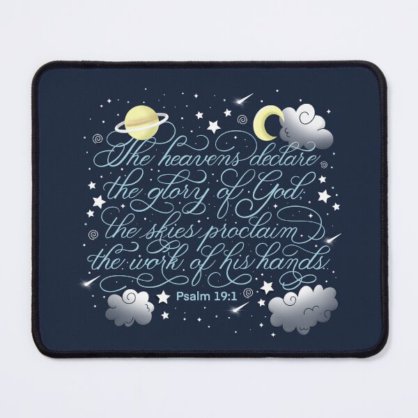Item preview, Psalm 19:1 The Heavens Declare the Glory of God; the Skies Proclaim the Work of His Hands designed and sold by Gsallicat.