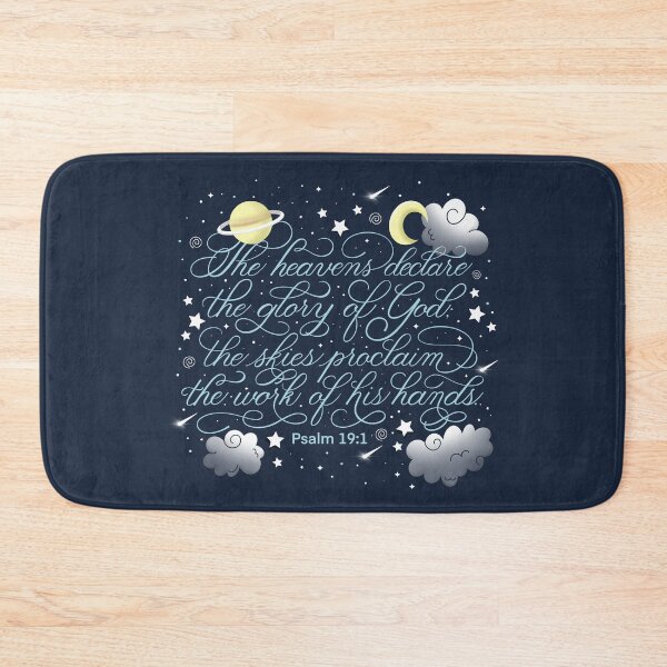 Item preview, Psalm 19:1 The Heavens Declare the Glory of God; the Skies Proclaim the Work of His Hands designed and sold by Gsallicat.