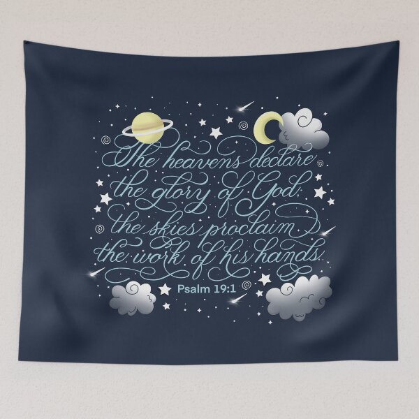 Item preview, Psalm 19:1 The Heavens Declare the Glory of God; the Skies Proclaim the Work of His Hands designed and sold by Gsallicat.