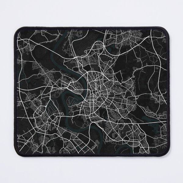 Item preview, Dusseldorf City Map of Germany - Dark designed and sold by deMAP.