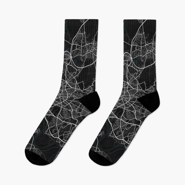 Item preview, Dusseldorf City Map of Germany - Dark designed and sold by deMAP.