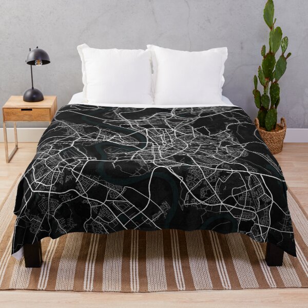 Item preview, Dusseldorf City Map of Germany - Dark designed and sold by deMAP.
