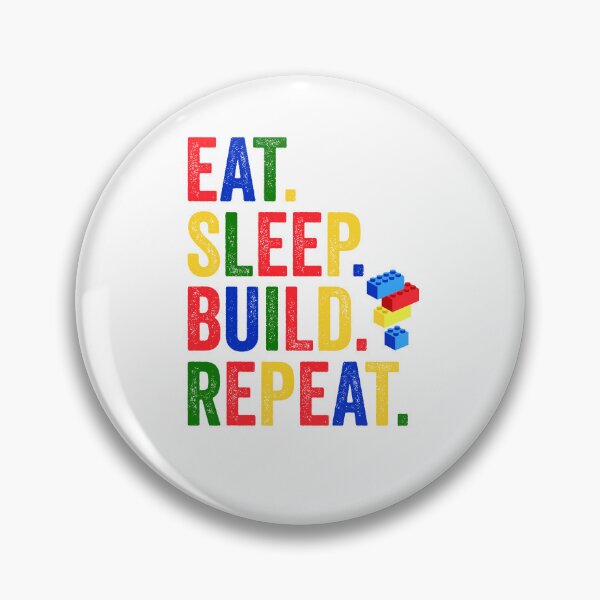 Item preview, Eat Sleep Build Repeat designed and sold by despertar-1111.