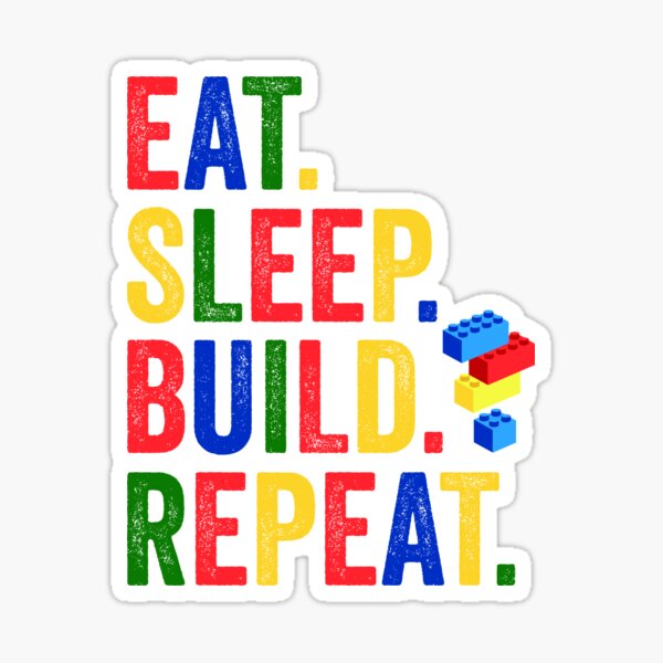 Aperçu de l'œuvre Manger Dormir Construire Répéter créée et vendue par despertar-1111.