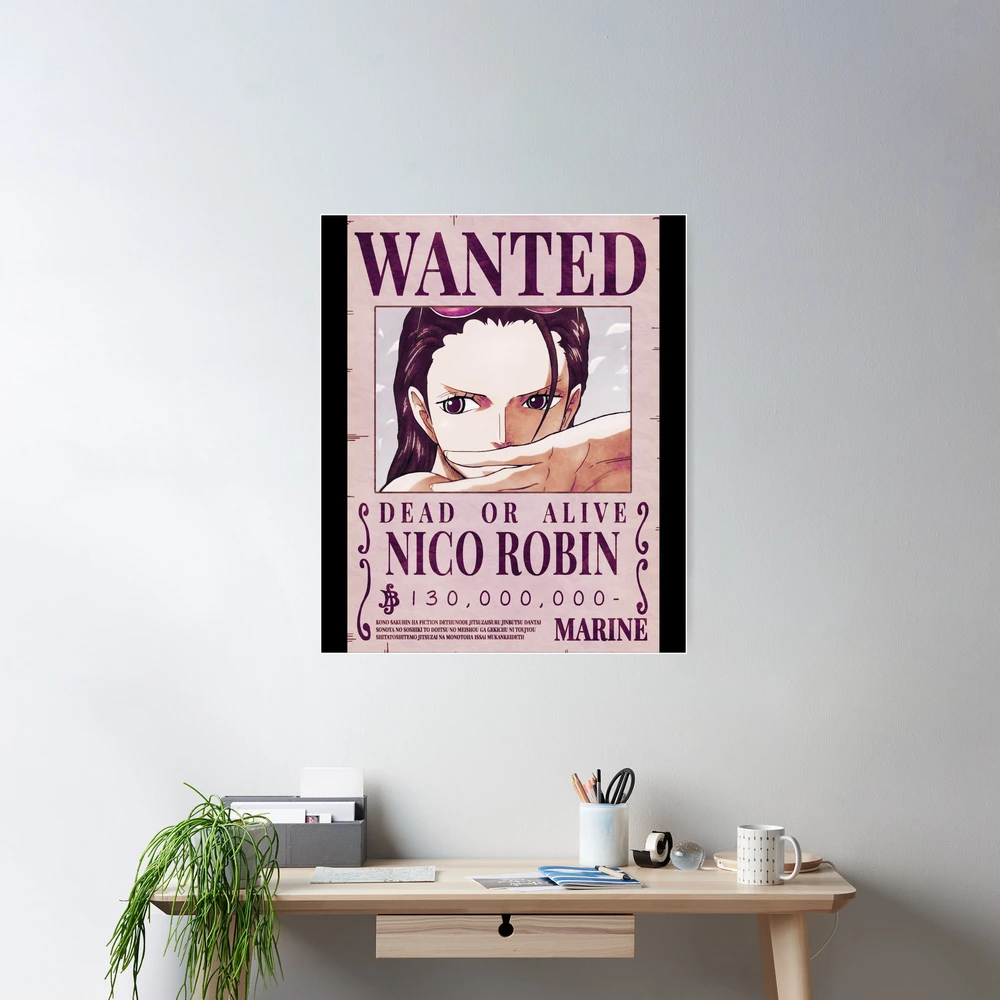 One Piece Nico Robin Bounty Wanted - Tshirt