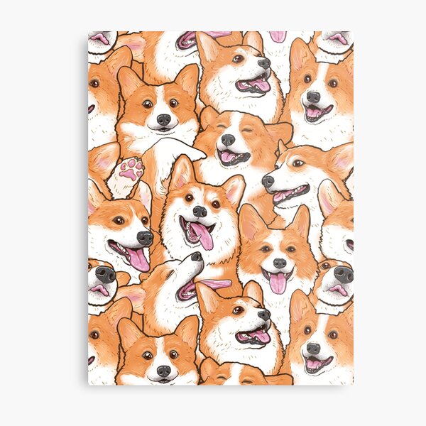 Item preview, Cute Corgi Pattern designed and sold by MaratusFunk.