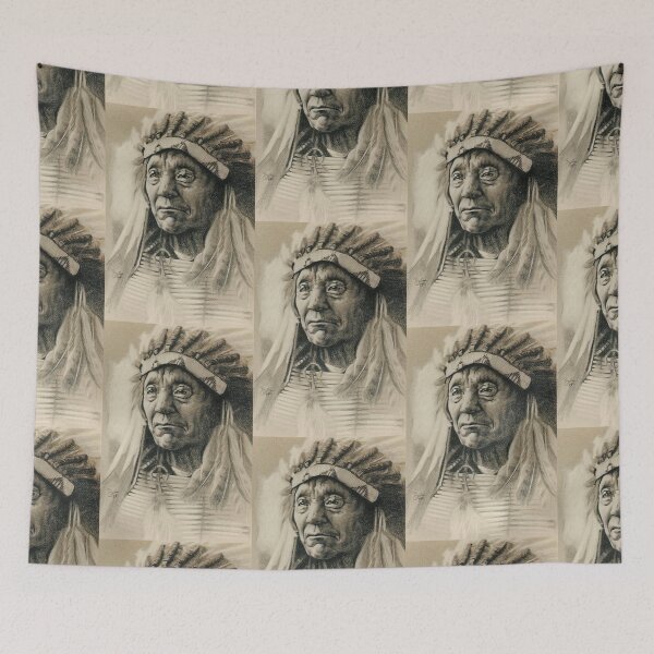 Item preview, Red Cloud of the Lakota designed and sold by BarbBarcikKeith.
