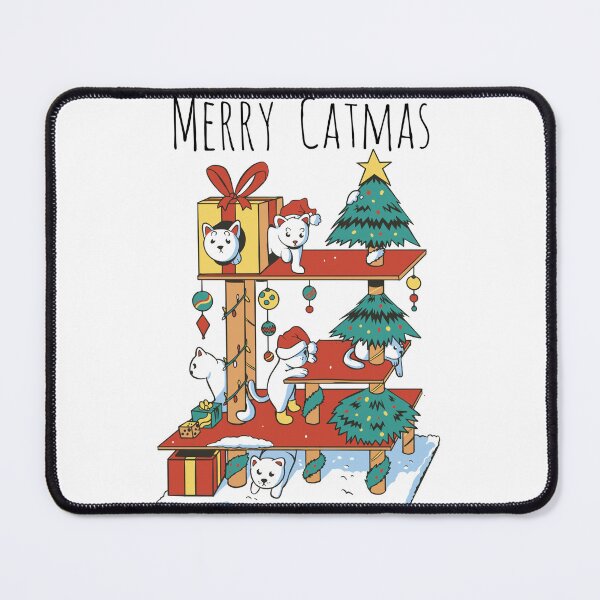 Item preview, Merry Catmas Cute Cat Tree Christmas  designed and sold by BeansHotTees.