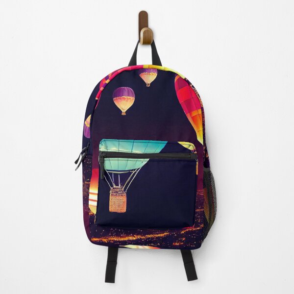 Item preview, Hot Air Balloons Over City Lights at Night designed and sold by The Third Eye Shop.