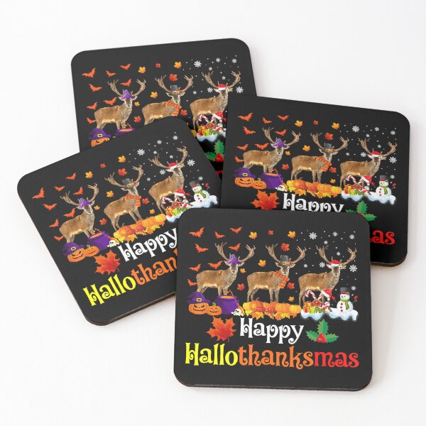 Item preview, Deer Lover Happy Hallothanksmas Halloween Xmas Party designed and sold by IsraelCastro.