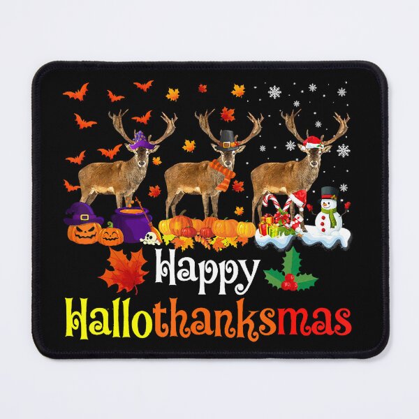 Item preview, Deer Lover Happy Hallothanksmas Halloween Xmas Party designed and sold by IsraelCastro.