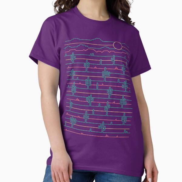 Vista previa del artículo con la obra «Saguaro Sunrise», diseñado y vendido por thepapercrane.