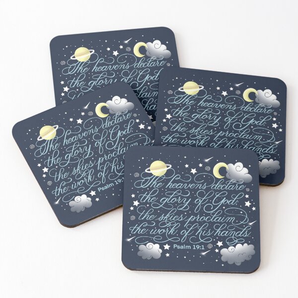 Item preview, Psalm 19:1 The Heavens Declare the Glory of God; the Skies Proclaim the Work of His Hands designed and sold by Gsallicat.