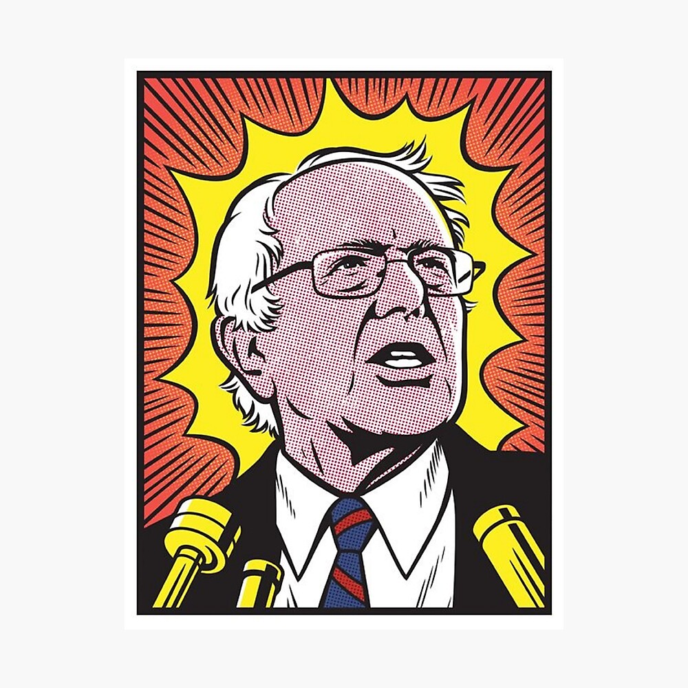 &quot;Bernie Sanders Pop Art Meme&quot; Photographic Print by
