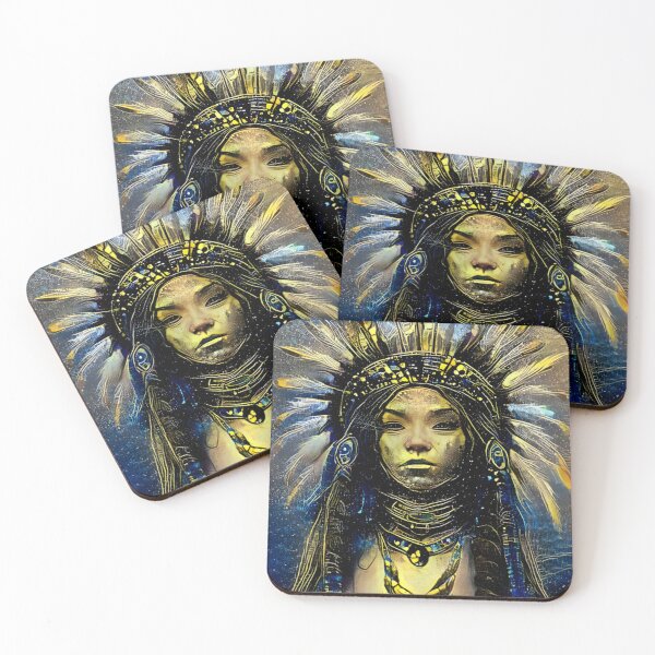 Item preview, Native American-Gold Feather designed and sold by Dream-Cupboard.