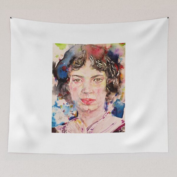 Item preview, EMILY DICKINSON - watercolor portrait designed and sold by lautir.