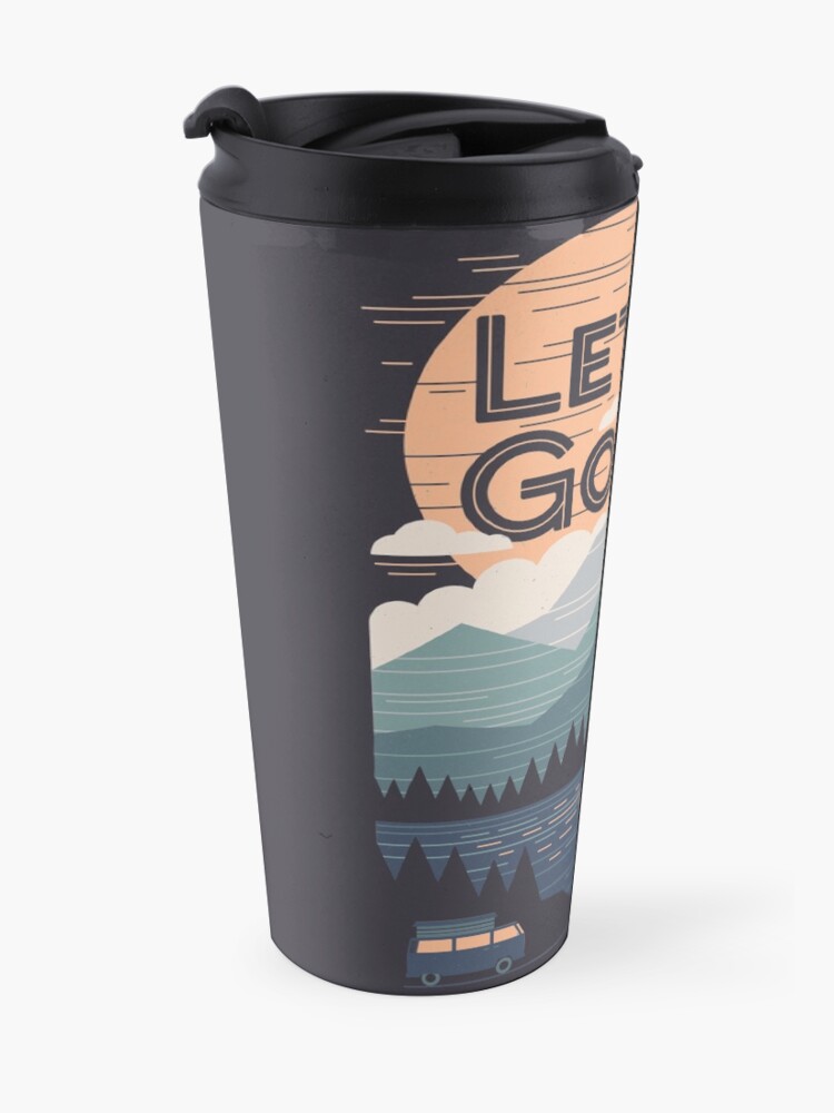 Alternate view of Let's Go Travel Mug