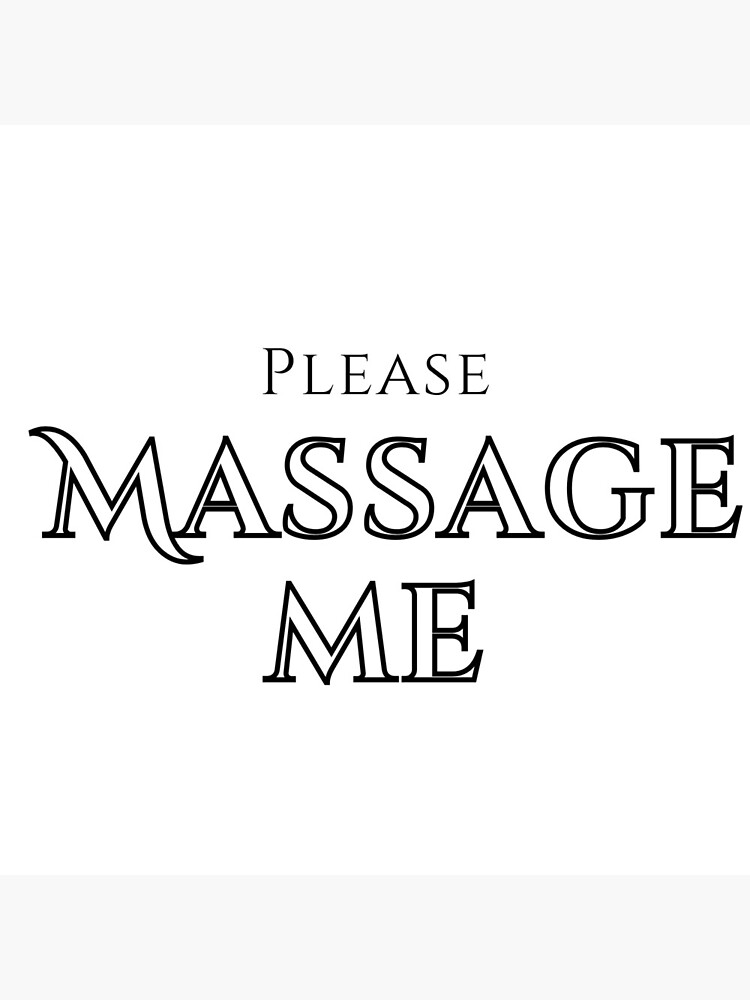 Massage me discount