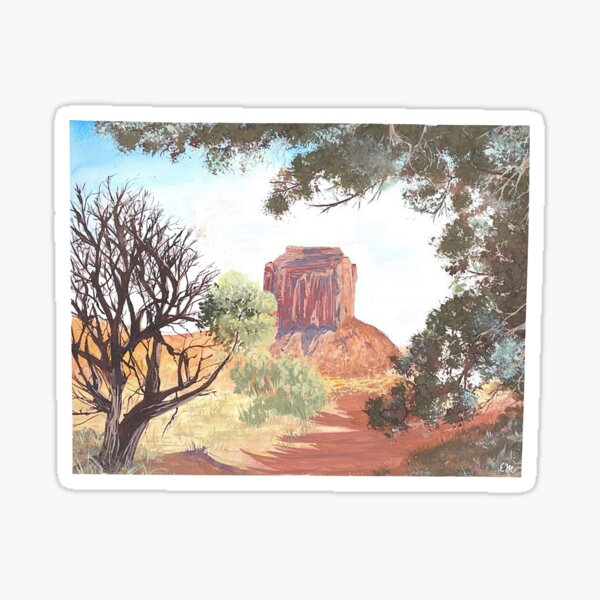 Monument Valley landscape Sticker