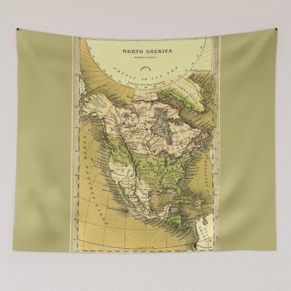 Item preview, Old vintage America map designed and sold by monamooon.