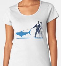 Walking the Shark Women's Premium T-Shirt