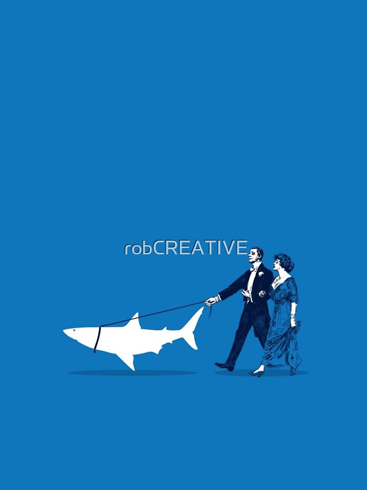 Thumbnail 4 of 4, iPhone Case, Walking the Shark designed and sold by robCREATIVE.