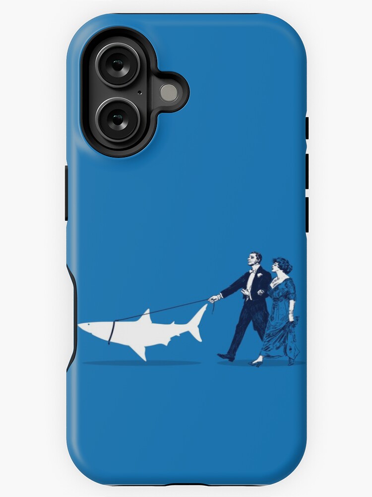 Thumbnail 1 of 4, iPhone Case, Walking the Shark designed and sold by robCREATIVE.