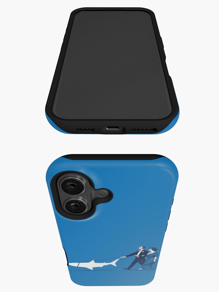 Thumbnail 3 of 4, iPhone Case, Walking the Shark designed and sold by robCREATIVE.