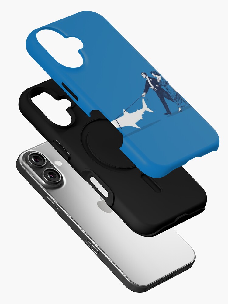 Thumbnail 2 of 4, iPhone Case, Walking the Shark designed and sold by robCREATIVE.