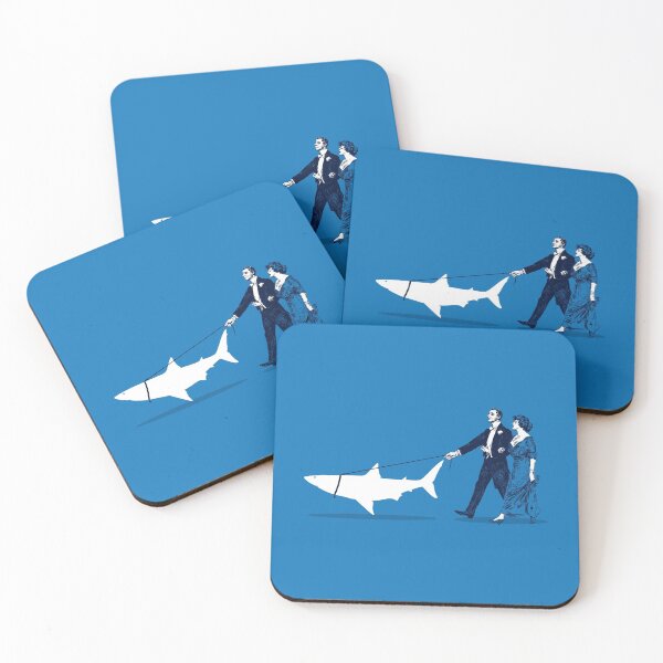 Item preview, Walking the Shark designed and sold by rob art | illustration.