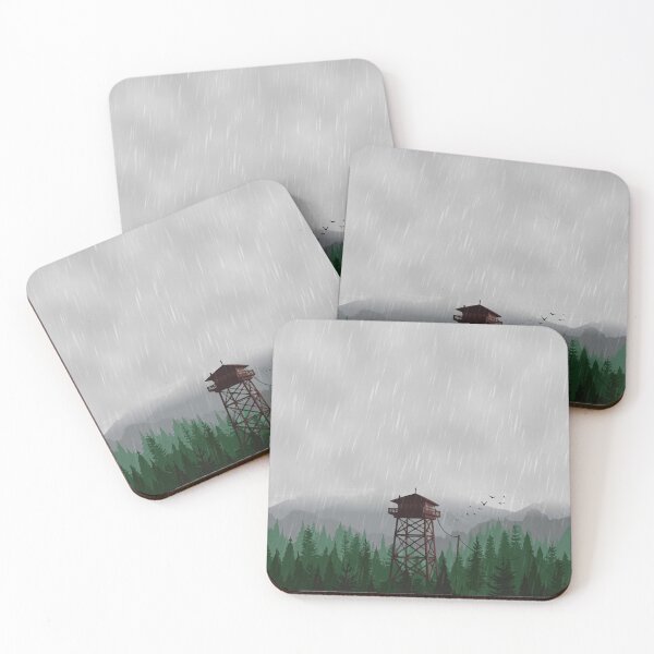 Item preview, Firewatch Rainy Day Art Design - 5k designed and sold by Colxbat.