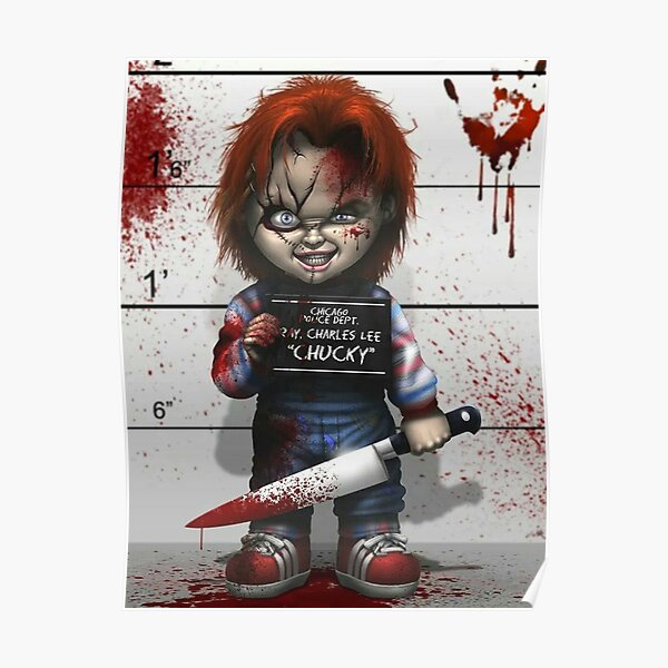 Chucky from Childs play Poster