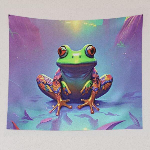 Aperçu de l'œuvre Grenouille Splash Art Splash créée et vendue par darlene80184.