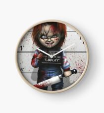 Chucky from Childs play Clock