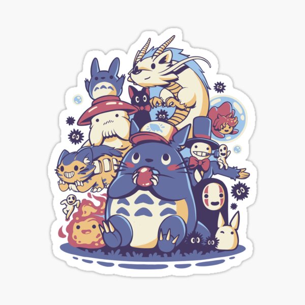 Copie du nouveau studio ghibli mon voisin totoro Sticker