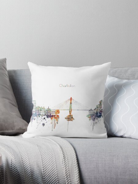 Item preview, Charleston South Carolina skyline  designed and sold by IvonDesign.