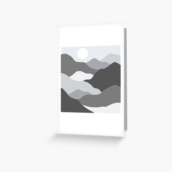 Item preview, Monotone Mountains designed and sold by ashgar0512.