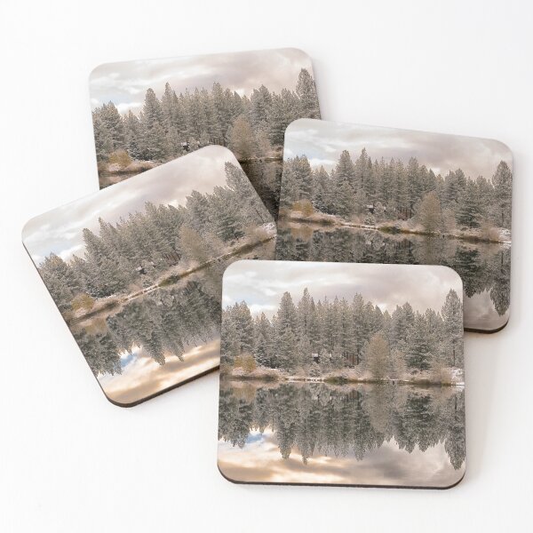 Item preview, Graeagle Mill Pond first snow of Nov. 2022 designed and sold by Barry Buchholtz.