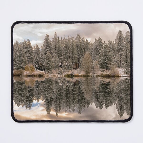 Item preview, Graeagle Mill Pond first snow of Nov. 2022 designed and sold by Barry Buchholtz.